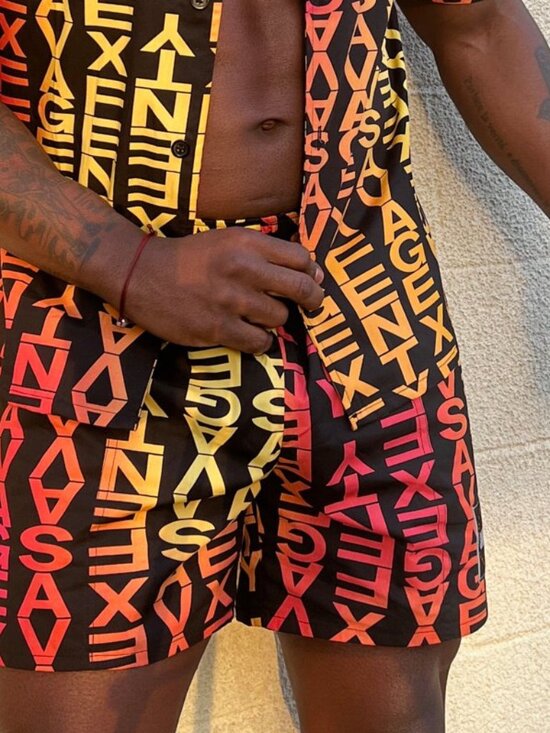 Savage X Fenty Other - SAVAGE X FENTY Men's Leisure X Shorts Pink Palace laddr 2x NEW